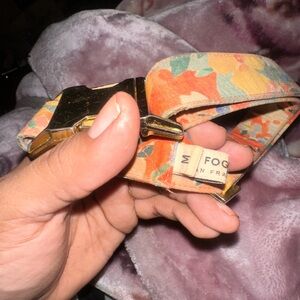 Floral the foggy dog collar